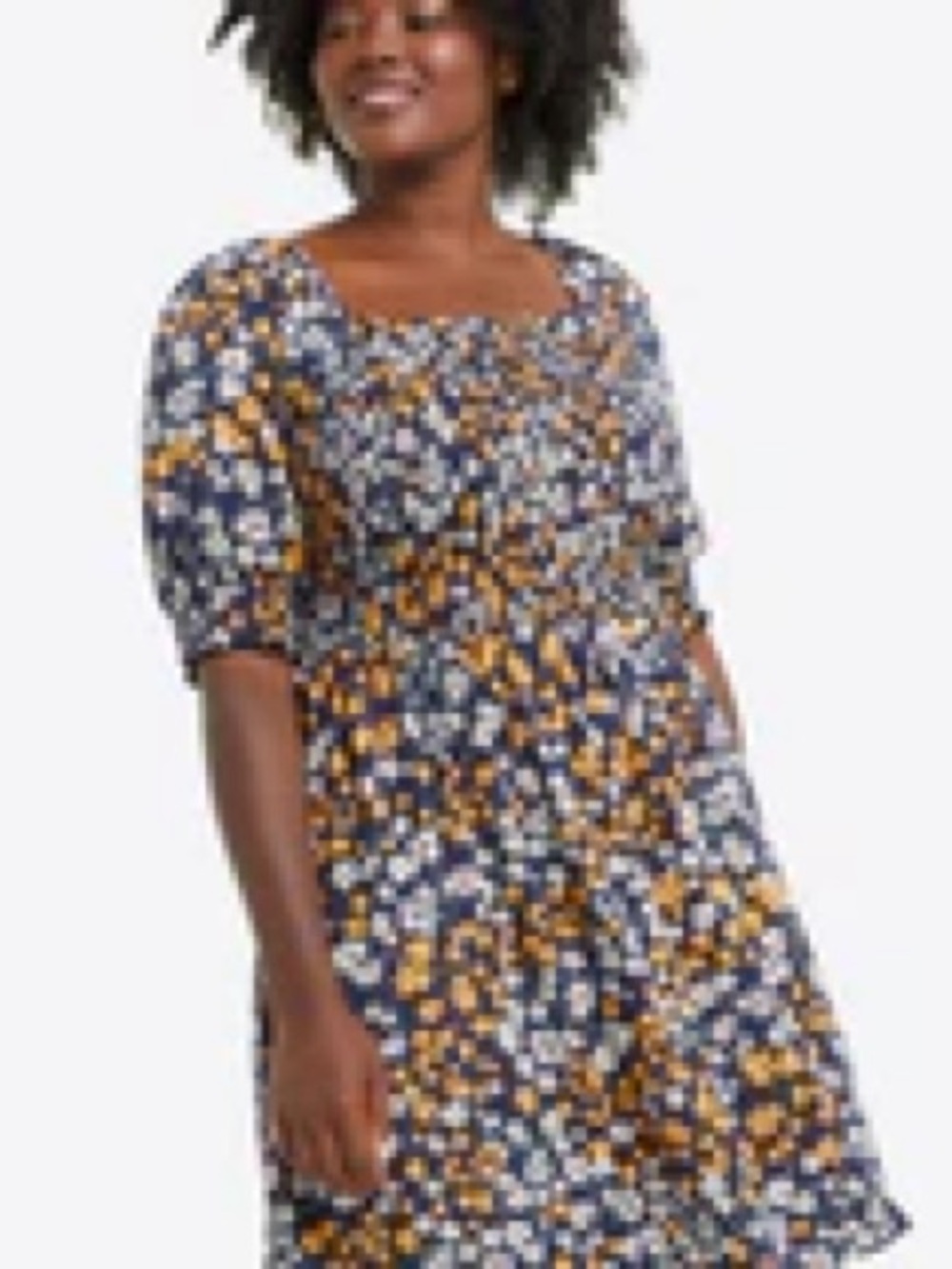 Draper James Jo Dee Dress in Fall Field Flowers